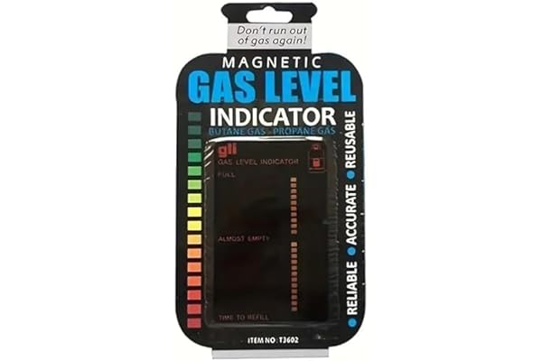 TENDULA Gas Cylinder Tank Level Indicator Tool, Gas Level Indicator, Reusable Propane Gauge LPG Fuel Level Sensor Card Home Kitchen Too