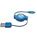 Produktbild Ausziehbares Micro USB 2.0 Kabel Rollkabel Ladekabel Datenkabel für Samsung Galaxy A9 J3 S7 S7 edge Sony Xperia C4 X Performance XA Huawei Ascend Y360 G8 Mini GR3 GR5 GX8 Honor 4C 5X Honor 7 Mate 8 P9 Lite ShotX Y3 Y6 Pro LTE Y625