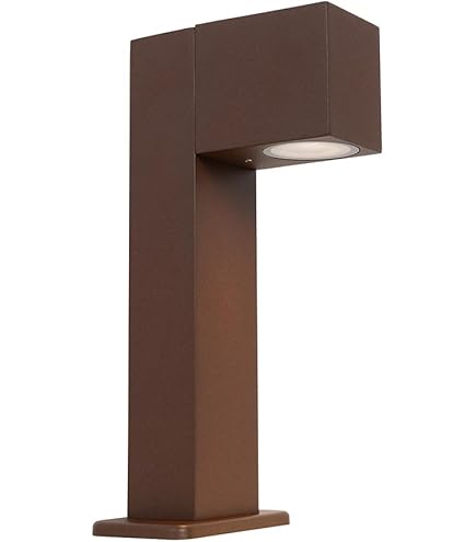 SLV staand armatuur RUSTY SQUARE 40 / buitenverlichting voor paden, muren, ingangen, led outdoor tuinarmatuur / E27 IP55 11W roestkleur