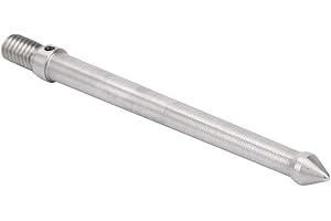 Dioche Einbeinstativ Boden, Metall Spike Halterung für Stativ Einbeinstativ mit 3/8 Zoll Schraubgewinde, Kamerazubehör (12 cm)