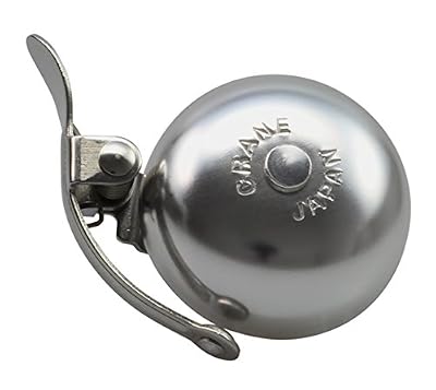 Crane Bell Co. Mini Suzu Sonnette de vélo Argent