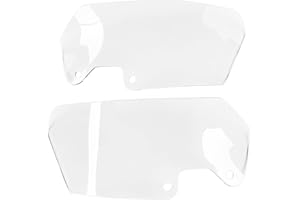 TAZGANTAX Deflector de Aire Lateral para El Depósito de Combustible de Motocicleta R1200GS R 1200 GS ADV 2006 2007 2008 2009 2010 2011 2012 2013 Panel Extensor Carenado Placa Guardamanos (Claro)