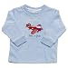 SALT AND PEPPER Baby Boys' BG Sweat Nicki Flieger Sweatshirt, Blue-Blau (Light Blue 413), 6-9 Months
