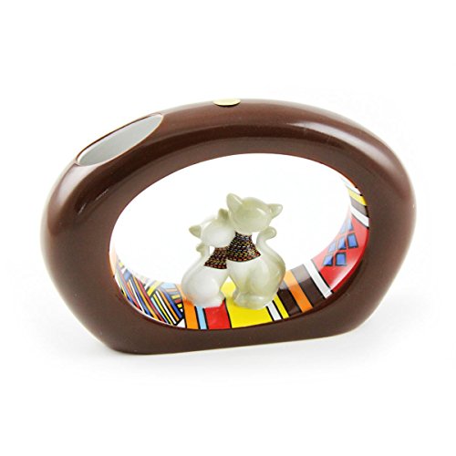 Goebel 66-800-28-5 Porzellan Vase, Afrikan Kitty - 2