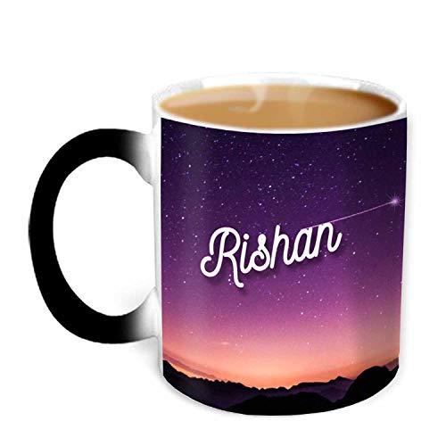 Hot Muggs You're The Magic Rishan Magic Mug Personalised Name Ceramic, 315ml, 1 Unit,Valentine Gift