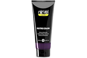 Nirvel NUTRE COLOR Aubergine foncé 200mL Masque de cheveux professionnel