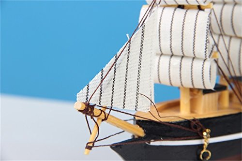 Evilandat Mittelmeer Segeln Modellschiff Segelschiff Geschenk Deko Weihnachten 16cm Zufällige Farbe - 7