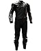 Produktbild schul® Lederkombi Motorradbekleidung Biker Anzug Zweiteiler Motorradkombi Schwarz, Size: 46
