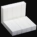 TRIXES Pack of 10 Nail Buffer Blocks White for Natural and Acrylic Nails