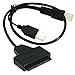 Price comparison product image Crewell USB 2.0 to Sata Serial ATA 15+7 22p Converter Adapter Cable for 2.5 Inch HDD Laptop Hard Drive