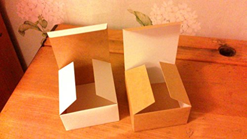Packung mit 10 x Selbstmontage Geschenkbox (Code#B) Karton Flach Packung Selbstmontage Geschenkbox passend für Schokoladen, Juwelen, Klein Geschenke - 6