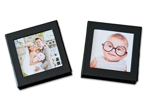 USB-Box mit Bildfenster. Kunstleder Schwarz. Ohne USB-Stick - 3