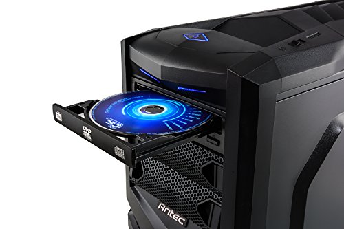 Gaming PC CSL Speed Vision X7789 inkl. Windows 10 – Leiser Gamer PC mit Intel Core i7-7700 4x 3600MHz, 16GB DDR4 RAM, 240GB SSD, 1000GB SATA, GeForce GTX 1060, DVD, 24 Zoll ASUS TFT, USB 3.1 Gen 2 - 2
