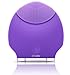ECVISION Ultrasonic Facial Cleansing Brush Silicone Rechargeable Mini Vibrating Sonic Beauty Instrument Super Facial Cleaner Massager Safe Natural Pleasing Care Cleansing Face Care Machine (Purple)