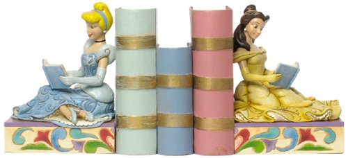 Disney Traditions Cinderella/ Belle Bookends