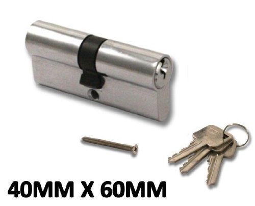 Preisvergleich Produktbild Hochsicherheitsschloss - Zylinderschloss mit Europrofil - Für Türen aus uPVC, Aluminium, Verbundmaterial - Schutz gegen Aufbohren - Alle Größen