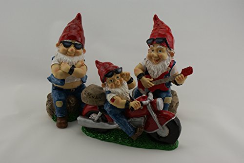 be4To® ROCKER-ZWERG-GARTENZWERG MIT GITARRE-MUSIKZWERG-GITARRENZWERG - 3