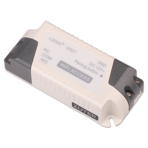 Módulo de control de acceso WiFi, ZOTER superficie montado Smartphone APP desbloqueo para cerradura de puerta eléctrica sistema de seguridad del hogar