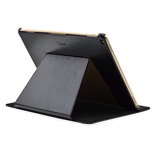 Leicke mn60228  12 9  Handy Bookstyle schwarz Tasche f  r Tablet