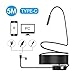 Produktbild tougs 3 in 1 halbstarr Micro USB Endoskop Endoskop wasserdicht der U89 Rohr Schlange Kamera 2.0 MP HD Video Inspektion Kamera mit 6 verstellbare LED für Android Smartphone und PC – 16.4 ft (5 Meter)