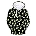 Produktbild BHYDRY Männer und Frauen mit lässig 3D-Druck Avocado Sport mit Kapuze langärmeligen Pullover(Medium,Schwarz)