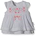 Pumpkin Patch Baby-Girls Island Embroidery Top Plain T-Shirt, White (Clean White), 12-18 Months (Manufacturer Size:12-18M))
