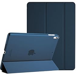 ProCase Funda 10,5" iPad Pro 2017/iPad Air 2019, Estuche Inteligente Ultra Delgada Ligera con Soporte Reverso Translúcido Esmerilado para iPad Air 3.ª Generación/iPad Pro 10.5 Pulgadas -Azul Marino