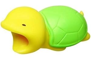 UCABLES 2 Unidades Protector de Cable - para Cables Lightning iPhone y Macbook, Tipo C, Micro USB, Ethernet, Cargador, Auriculares, Ratón, Teclado - Hecho en Silicona - Universal - Tortuga