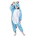 Produktbild KiKa Monkey Kinder Einhorn-Karikatur-Flanell-Tierneuheit-Kostüme Cosplay Pyjamas (Größe 125: 135-144cm, blau)