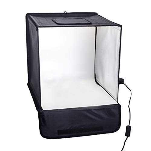 Tienda de Fotos | Mini Light Box Store | Pop Up Portable Light Cube Fotografía Shooting Kit para fotografía de pequeños artículos | Tienda de Productos Ligeros con LED Incorporado