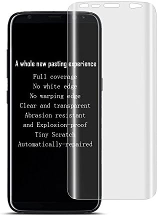 Samsung Galaxy S8 PLUS (PACK OF 3) CLEAR TPU LCD Screen Protecter Guards with Curved Edge Protection (FULL COVERAGE)
