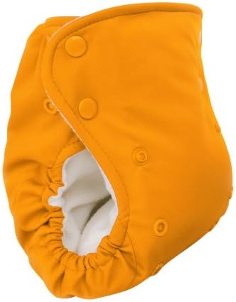BabyKicks 794504456622 Basic One-Size Cloth Pocket Nappy Press Stud Fastener Orange Approx. 3 - 18 kg