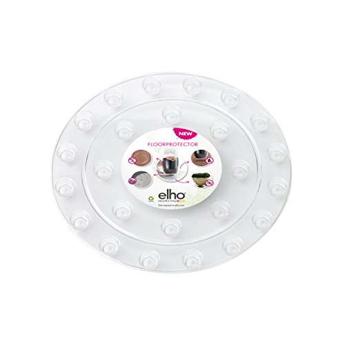 ELHO 5540201510000 Blumentopfuntersetzer floorprotector rund, 15 cm, transparent - 4