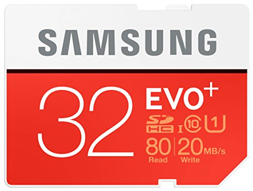 Samsung Speicherkarte SDHC 32GB EVO Plus UHS-I Grade 1 Class 10 für Foto und Video Kameras