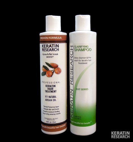 Professional Keratin Treatment with Clarifying Shampoo Voted Best Made in USA By Keratin Research by Keratin Research