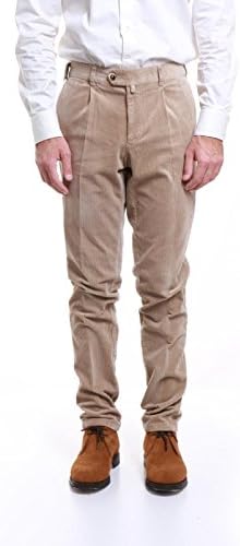 VELTRONI UOMO Pantalone velluto coste 1 pinces beige Mod. 705-106 46