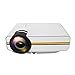 Produktbild Togather YG400 1200 Lumen LCD Mini Projektor, Multimedia Heimkino Video Beamer Unterstützung 1080P für Heimkino TV Laptop Spiel iPhone Andriod Smartphone mit kostenlosem HDMI Kabel (weiß)