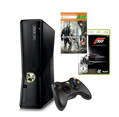 Microsoft Console Xbox 360 250 Go + Forza motorsport 3 Ultime + Crysis 2 + Xbox Live Gold 3 mois