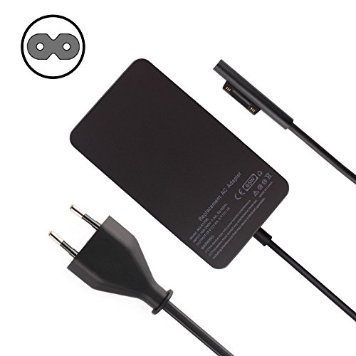 Power-pro neu Extra lang 180cm 65W 15V 4A Microsoft 1706 inkl. USB 5V 1A passt Netzteil Ladegerät AC-Adapter mit 6 Fuß Netzkabel für microsoft surface book i5 i7
