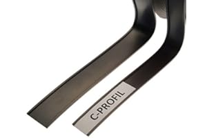 THE MAGNET SHOP magnets4you 10m magnetische Etikettenleiste/C-Profil Etikett mit Magnet | Länge: 10m, Höhe: 10mm