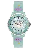 s.Oliver Unisex Kinder Analog Quarz Uhr mit Silikon Armband SO-3563-PQ
