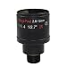 Produktbild 3.0Megapixel Fixed Iris M12 HD 2.8-12mm Varifocal IR cctv Objektiv, F1.4, manueller Fokus Zoom, Blickwinkel 90 ~ 28degree, M14 optional