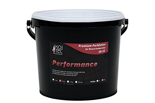 Koi-Futter Farbfutter Sommer, 6mm, 2kg – tolle Farbverstärkung der Koi durch hochwertigste Spirulina-Algen, starkes Wachstum – auch als Fisch-Futter