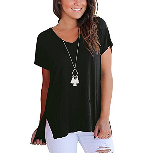 v neck high low t shirt
