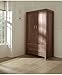 Tutti Bambini Milan Wardrobe with Walnut Finish