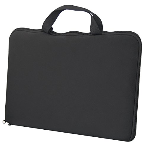 TRIXES Stilvolle schwarze 15,6-Zoll Laptoptasche Notebook-Tasche Laptop-Hülle für Dell Sony HP