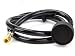 Hairdressers Showerhead Shower Head Spray Sprayer Black Rubber for Salon Sink Basin Bowl