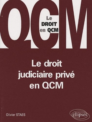 Le droit judiciaire privé en QCM gratuit Le droit judiciaire privé en QCM gratuit