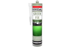 TUBCONCEPT Soudal Green Fix | Artificial Grass and Hybrid polymer Adhesive - Suitable for Direct Bonding of Artificial Lawn - 290ml - Grass Green