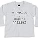 1st Xmas - Funny Baby T-shirts, 6 to 12 mths, White